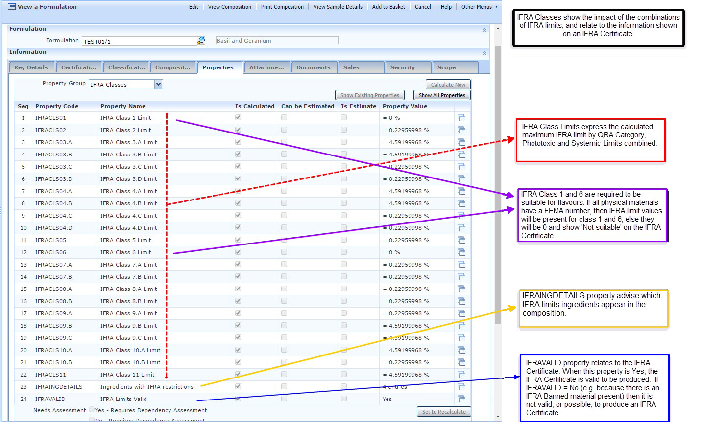 Formpak Support Centre IFRA Categories and IFRA Classes